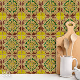 Mosaicowall Self Adhesive Vinyl Floor Tile Floor Tiles